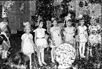 Soviet children celebrating New Year